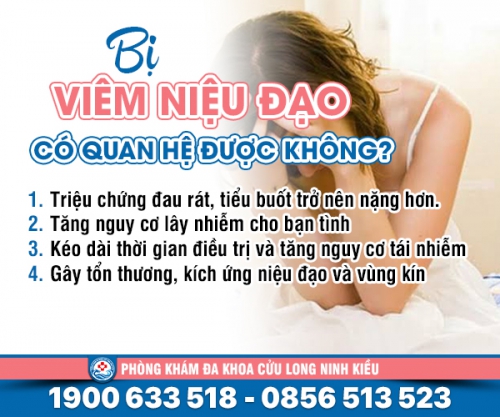 Giải đáp: Bị viêm niệu đạo quan hệ được không