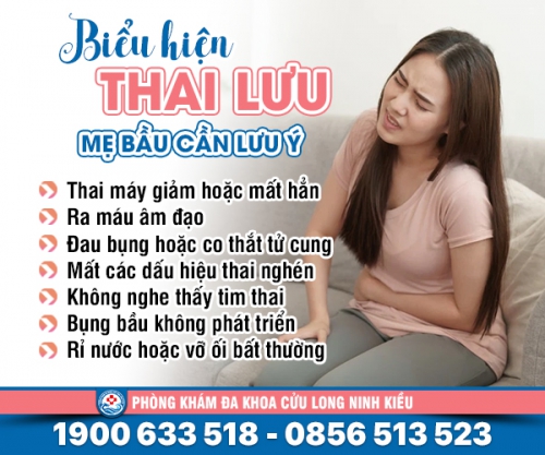 Giải đáp: bị lưu thai có biểu hiện gì