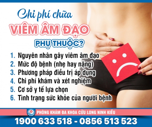 Chi phí chữa trị viêm âm đạo bao nhiêu