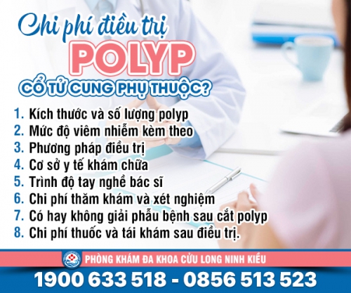 Chi phí điều trị polyp cổ tử cung - cập nhật mới nhất