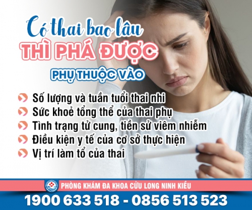 Đi tìm giải đáp: có thai bao lâu thì phá được