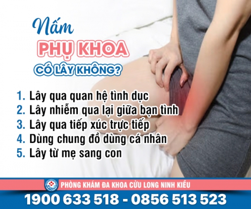 Bạn có biết: Nấm phụ khoa có lây không