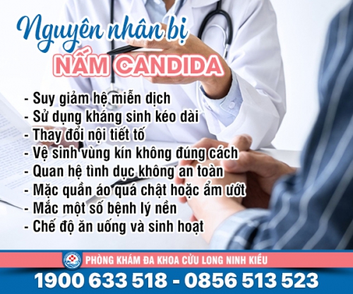 Nguyên nhân bị nấm Candida - đừng chủ quan