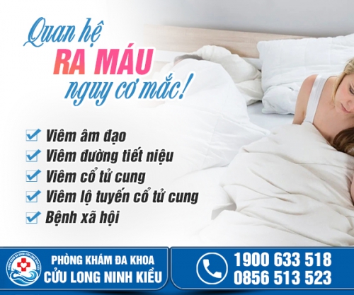 Nguyên nhân quan hệ bị ra máu