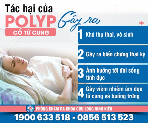 Sự thật: Polyp cổ tử cung có nguy hiểm không?
