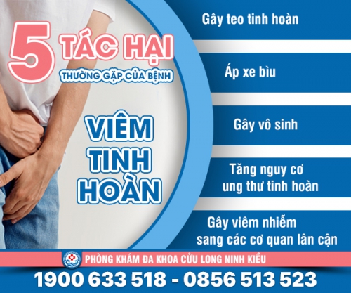 Cảnh giác với biến chứng viêm tinh hoàn