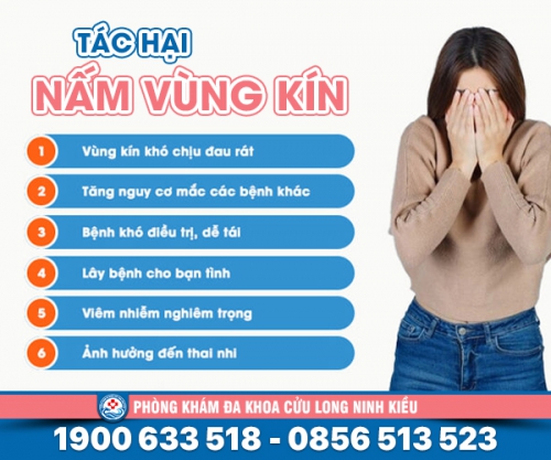 Giải đáp: Âm đạo bị nấm có nguy hiểm không?