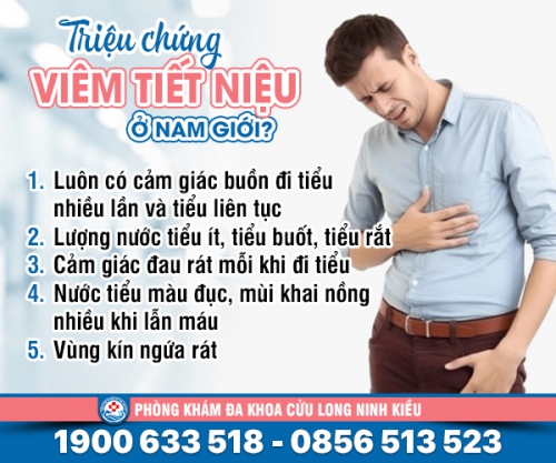 Tư vấn triệu chứng viêm đường tiết niệu ở nam giới