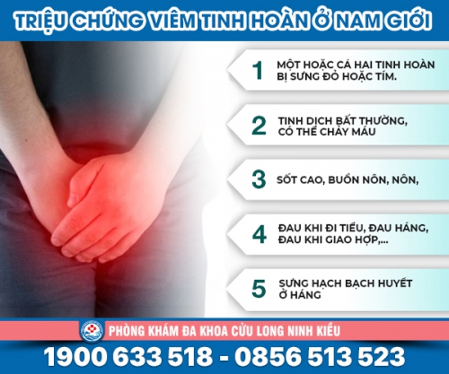 Đừng bỏ qua biểu hiện của viêm tinh hoàn
