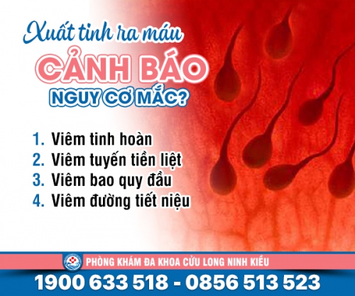 Xuất tinh ra máu - dấu hiệu cảnh báo bệnh nguy hiểm