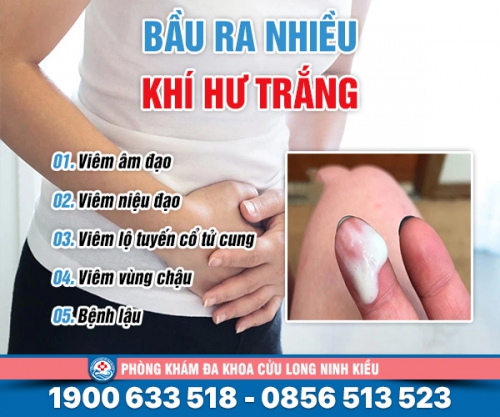 Lý giải: Tại sao bầu ra nhiều khí hư trắng