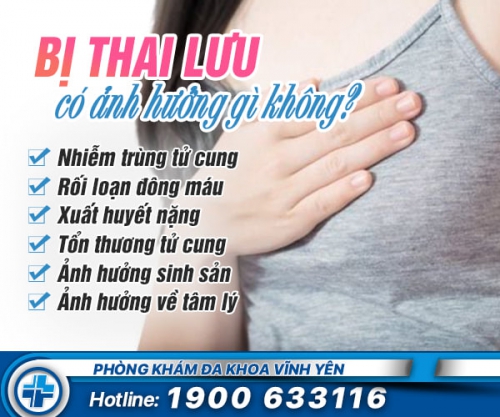 Bị thai lưu có ảnh hưởng gì không? Những biến chứng chớ chủ quan