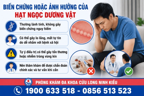 Giải đáp: bị hạt ngọc dương vật có sao không