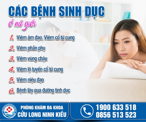 Bệnh sinh dục nữ giới thường gặp: Kiến thức cần biết cho mọi phụ nữ