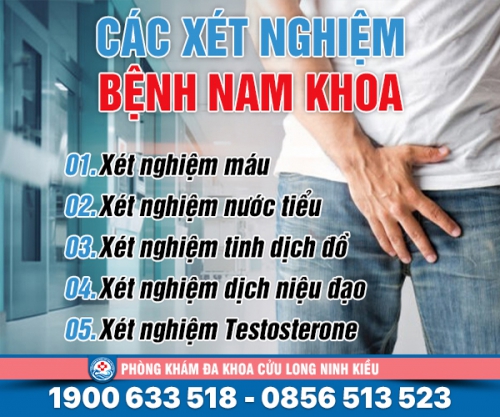 Xét nghiệm bệnh nam khoa phát hiện chính xác các bệnh lý
