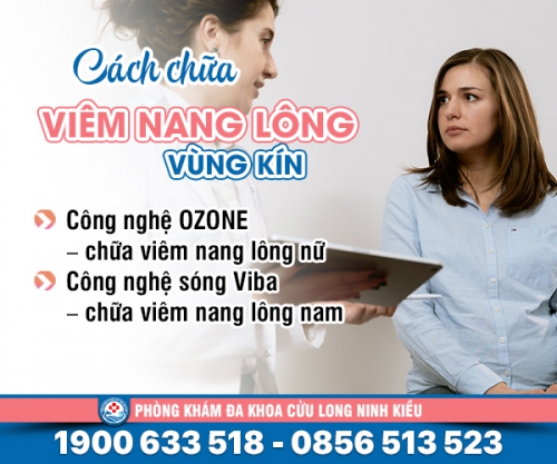 Cách trị viêm nang lông vùng kín hiệu quả - an toàn