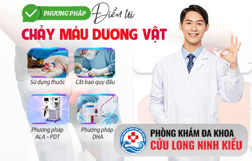 Cách điều trị dương vật chảy máu an toàn, hiệu quả và ngăn ngừa tái phát