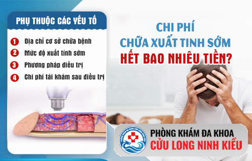 Chi phí chữa xuất tinh sớm là bao nhiêu? Những yếu tố quyết định giá cả