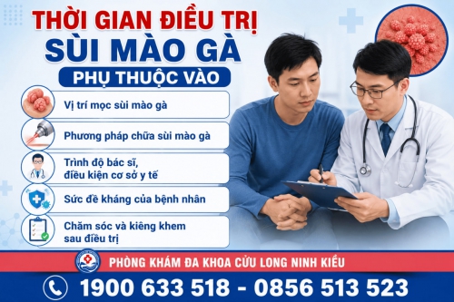 Giải đáp: Chữa sùi mào gà bao lâu thì khỏi?