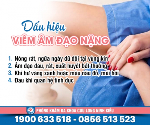 Tìm hiểu bị viêm âm đạo nặng