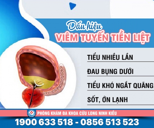 Nhận biết ngay dấu hiệu của viêm tuyến tiền liệt