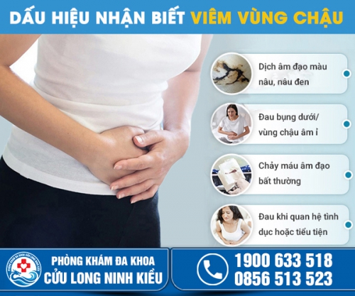 Cùng tìm hiểu biểu hiện viêm vùng chậu