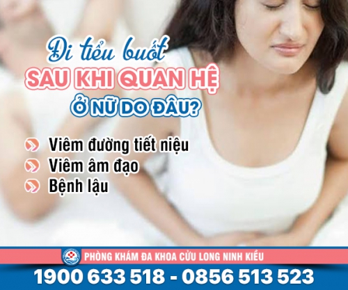 Đi tiểu bị buốt sau khi quan hệ ở nữ: Nguyên nhân và cách chữa