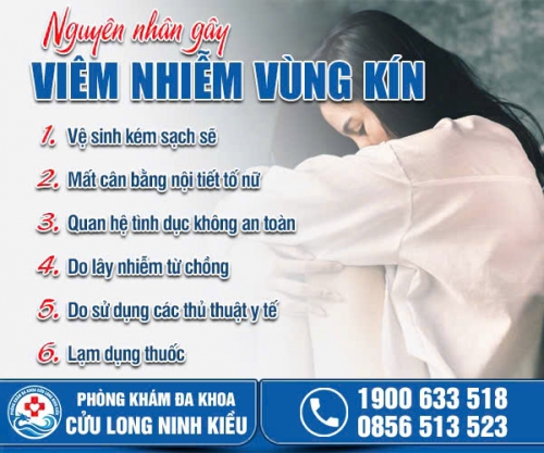 Tư vấn nguyên nhân gây viêm nhiễm vùng kín