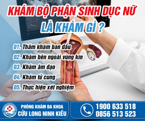 Khám bộ phận sinh dục nữ: Những thông tin cần biết