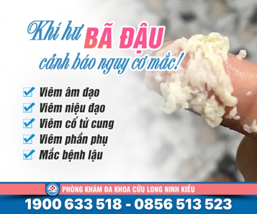 Khí hư bã đậu cảnh báo bệnh gì?