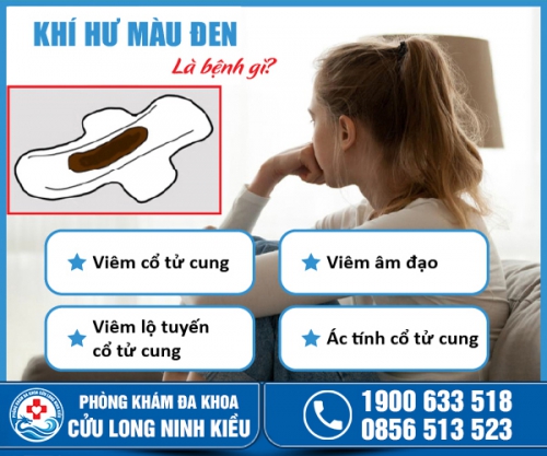 Khí hư màu đen là dấu hiệu gì?
