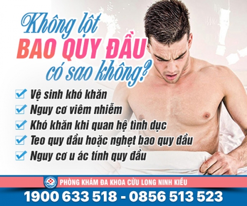 Giải đáp thắc mắc: Không lột bao quy đầu có sao không?