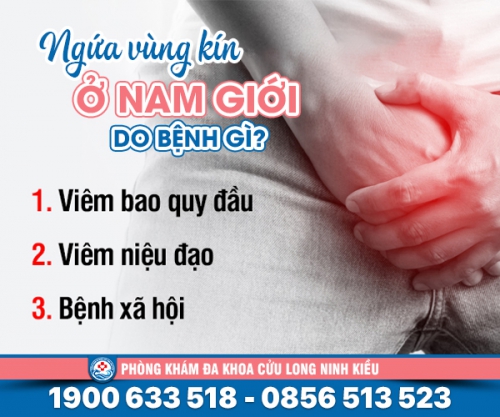 Đâu là nguyên nhân gây ngứa vùng kín ở nam?