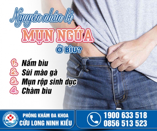 Mụn ngứa ở bìu: Đừng chủ quan
