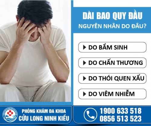 Nguyên nhân dài bao quy đầu phổ biến