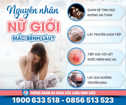 Nguyên nhân gây bệnh lậu ở nữ giới