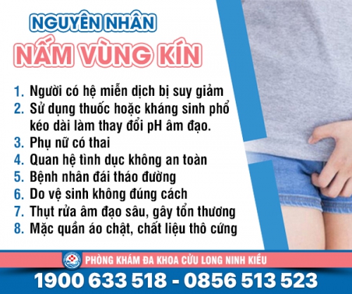 Nấm âm đạo do đâu?