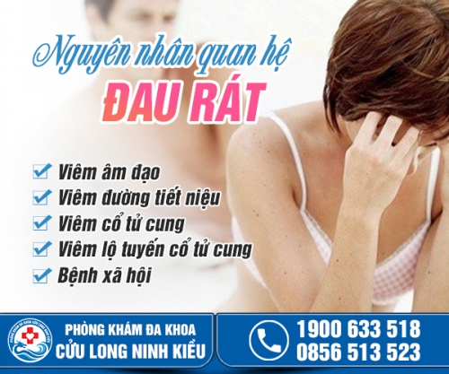 Nguyên nhân quan hệ đau rát là gì?