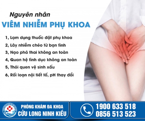 Chia sẻ ngay các nguyên nhân gây viêm nhiễm phụ khoa