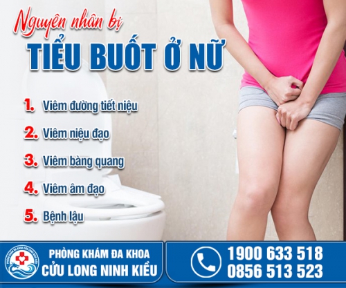 Chia sẻ ngay nguyên nhân bị tiểu buốt ở nữ