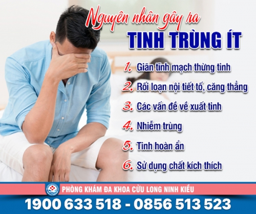 Nam giới đã biết nguyên nhân tinh trùng ít chưa?