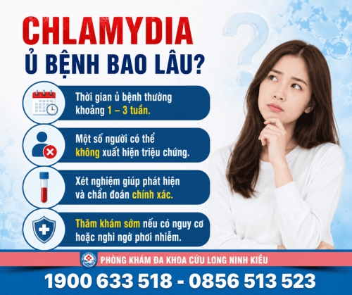 Xem ngay thời gian ủ bệnh chlamydia