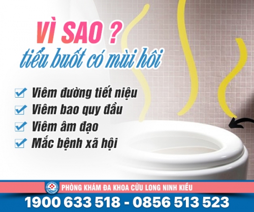 Tiểu buốt có mùi hôi do đâu? Cẩn thận bệnh lý nguy hiểm