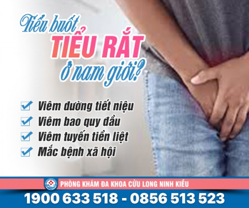 Tiểu buốt tiểu rắt ở nam giới - Dấu hiệu của nhiều bệnh lý